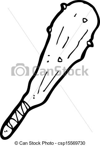 caveman clipart wooden club