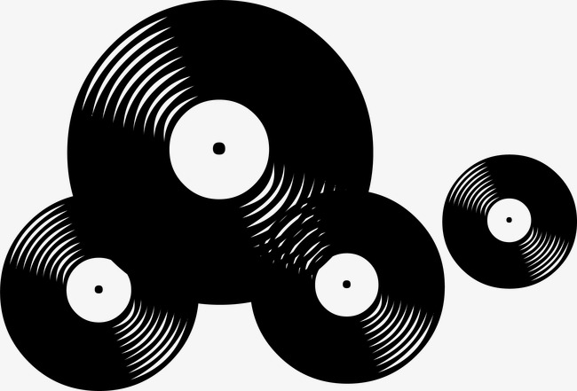 Cd clipart black and white. Music png image for