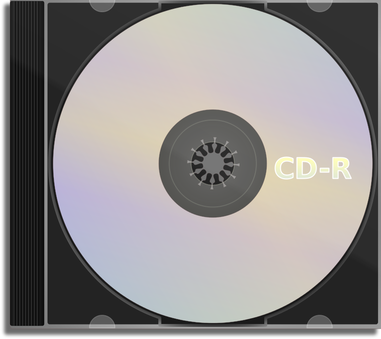cd clipart silver
