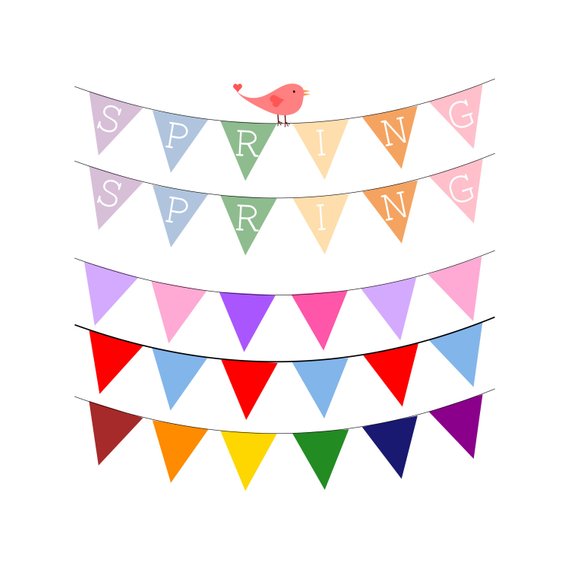 streamers clipart flag