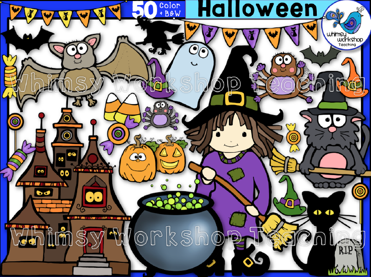 Celebrate clipart halloween. Clip art pack kids