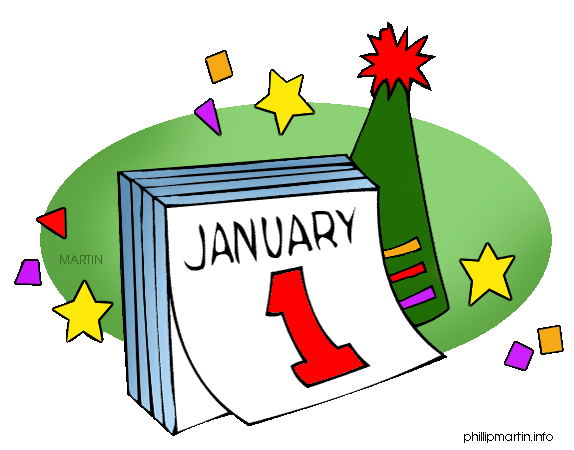 celebrate clipart new years day