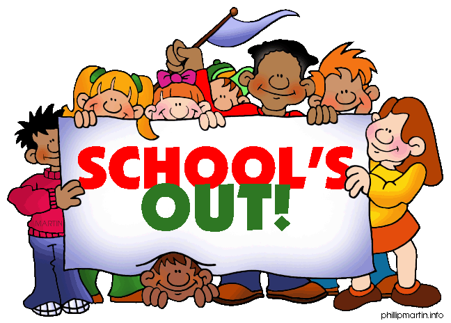 june clipart end school year