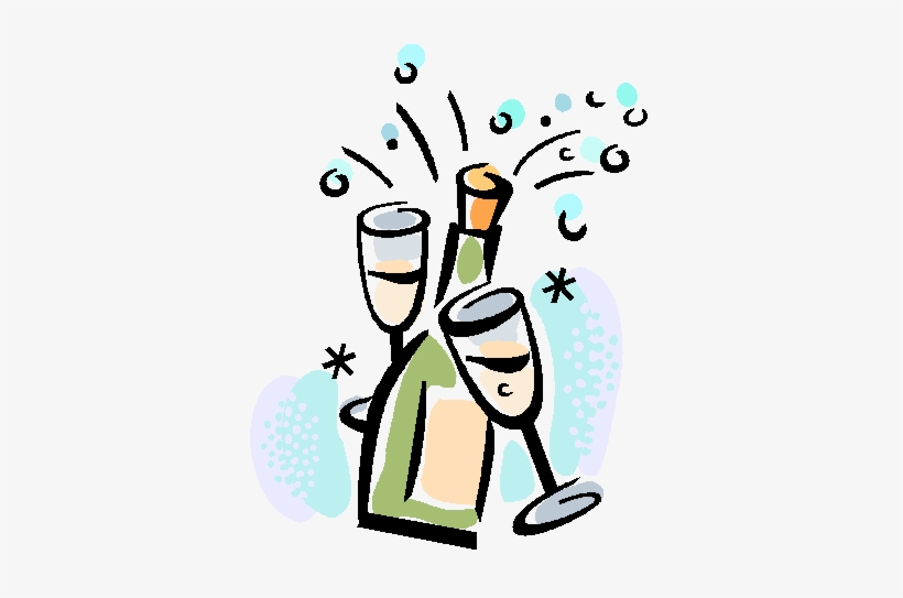 champagne clipart celebration