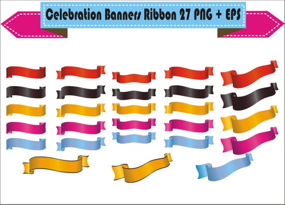 celebration clipart ribbon