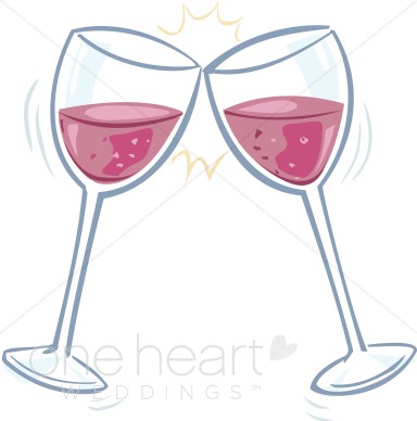 champaign clipart wine glass