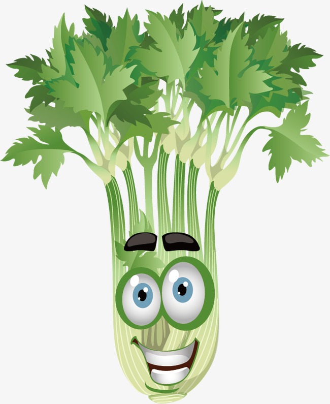 celery clipart cute cartoon
