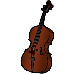 cello clipart broken