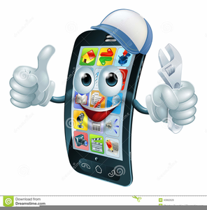 Mobile phone free images. Cellphone clipart animated