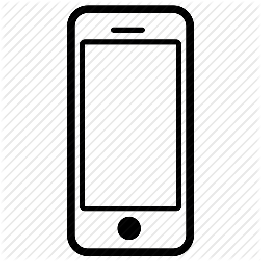 Cellphone clipart black and white. Cell phone letters format