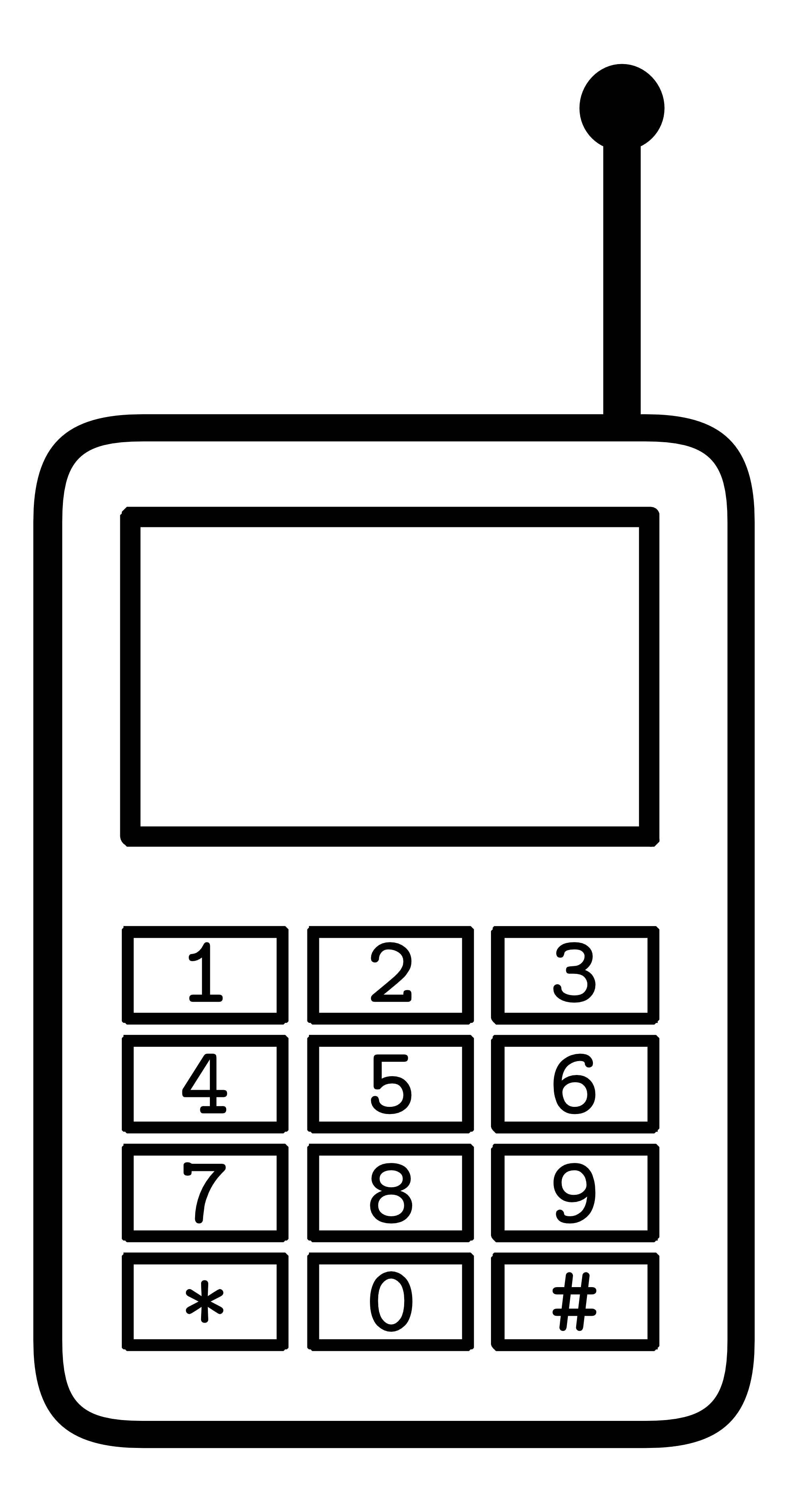 Computer clipart cellphone. Cell phone coloring page