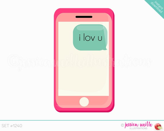 Cellphone clipart cute. Download for free png