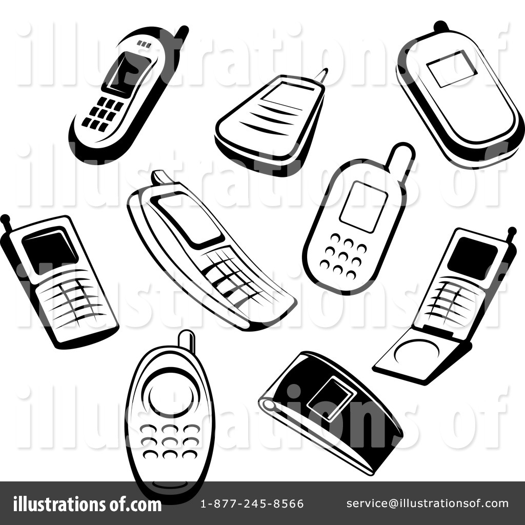 cellphone clipart drawing