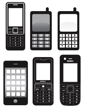 Cellphone clipart electronic devices. Free mobile phone clip