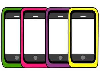 Cell phone graphics free. Cellphone clipart electronic devices