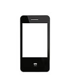 Black mobile panda free. Cellphone clipart modern phone