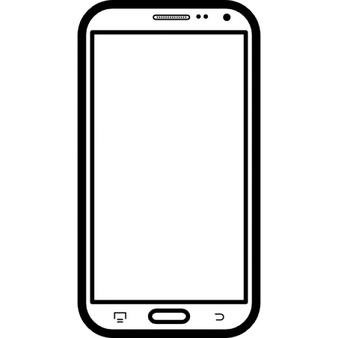Cellphone clipart outline.  collection of samsung