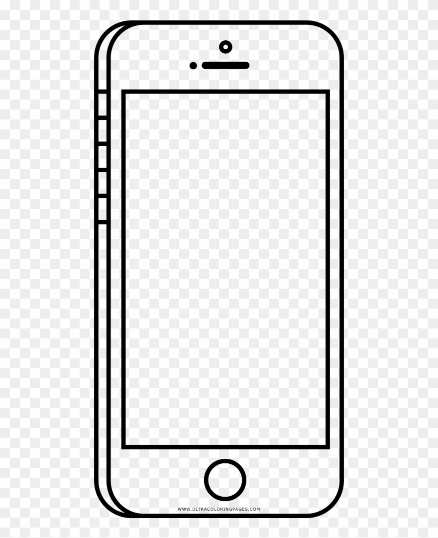Cellphone clipart outline. Beautiful coloring page frieze