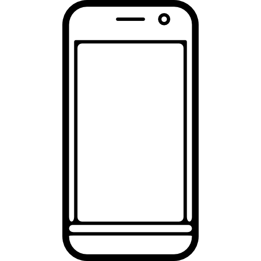 Images of flip cell. Cellphone clipart outline