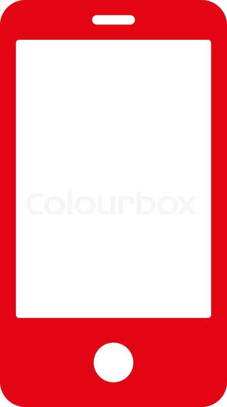 Cellphone clipart red. Cell phone icon free