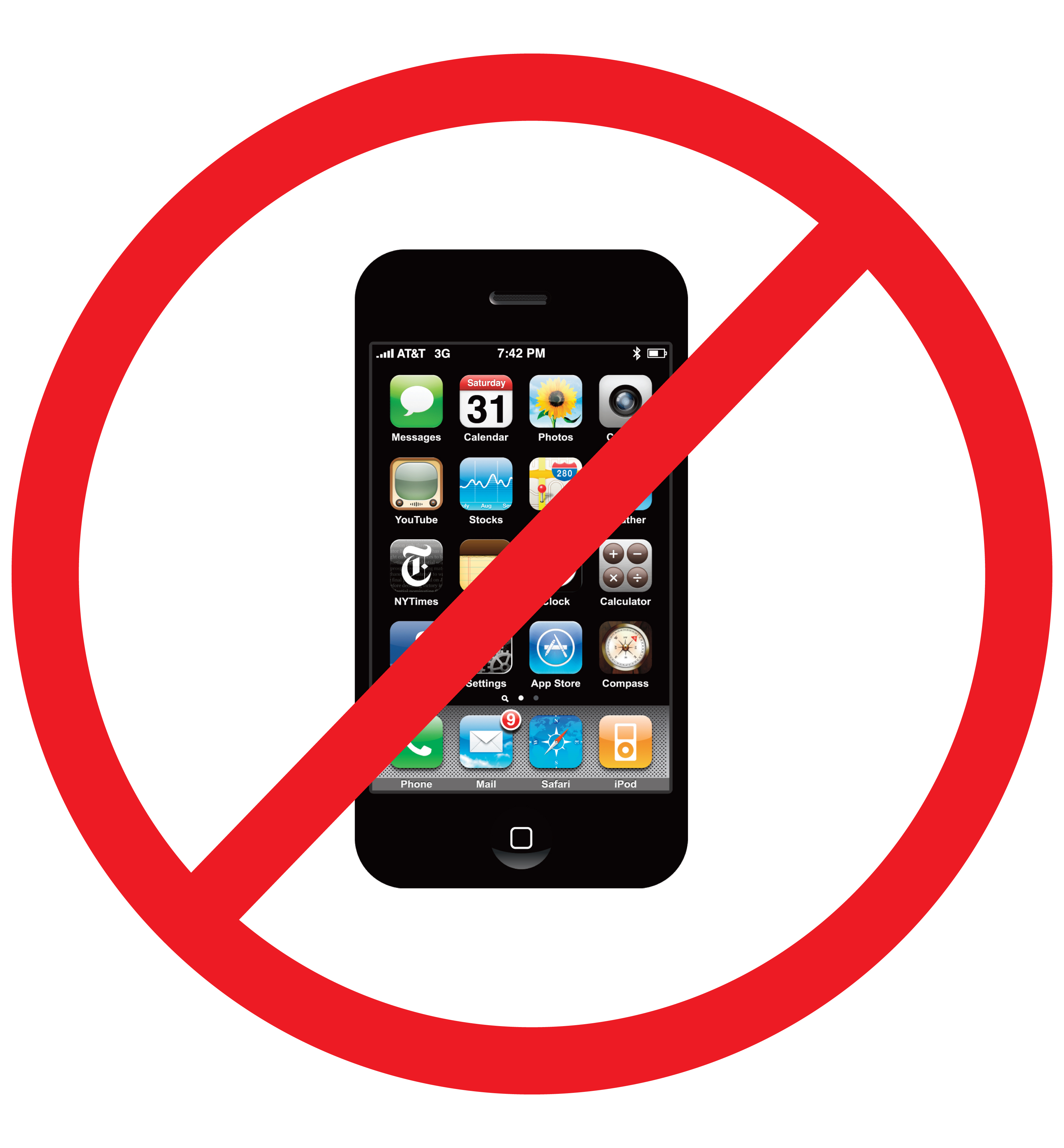 No cell phone clipartmonk. Cellphone clipart red