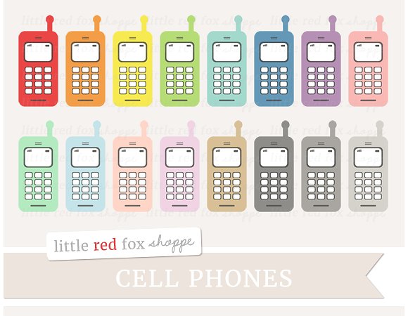 Cellphone clipart red. Cell phone illustrations creative