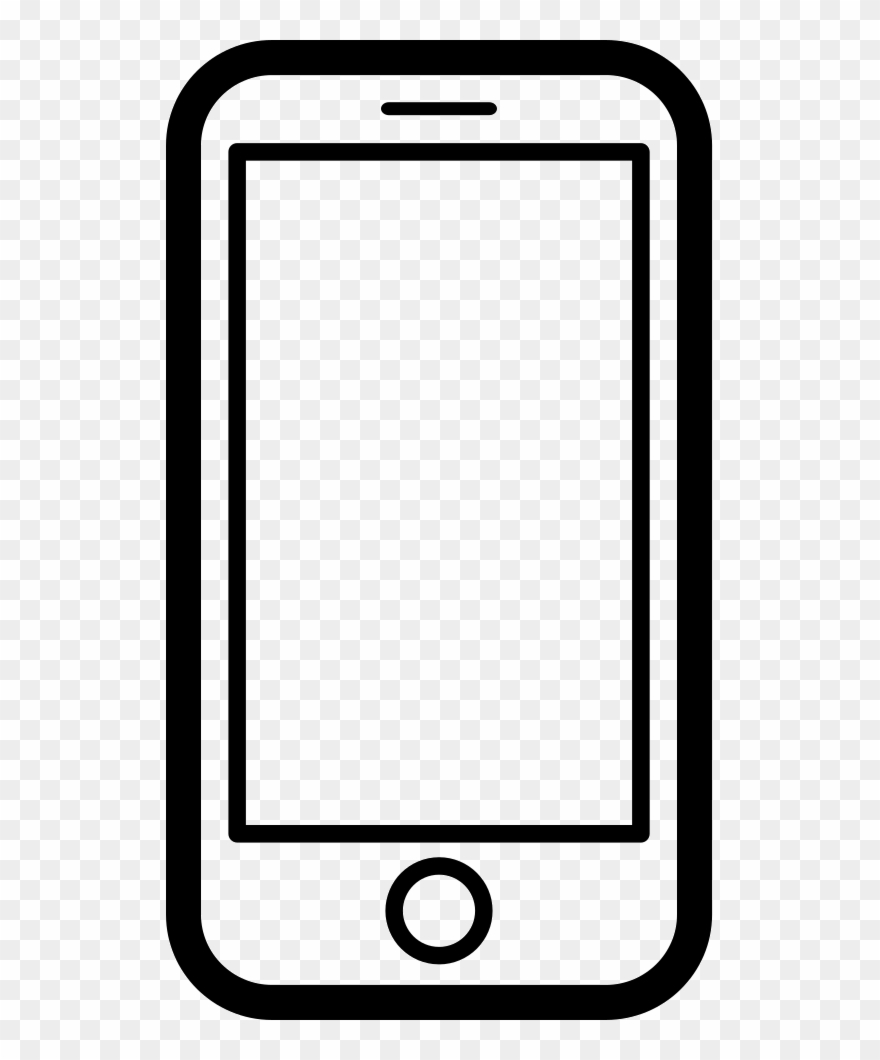 Graphic download black and. Cellphone clipart smartphone