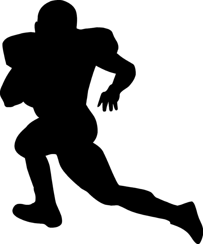 Cells clipart silhouette. Quarterback at getdrawings com