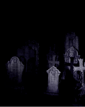 cemetery clipart animated