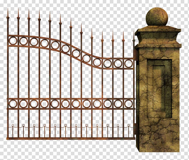 Gate cemetery transparent background. Graveyard clipart fence