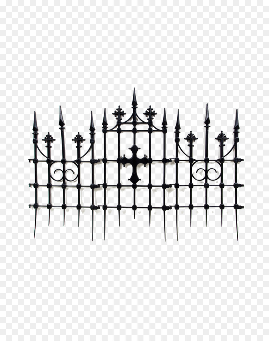 Graveyard Fence Silhouette