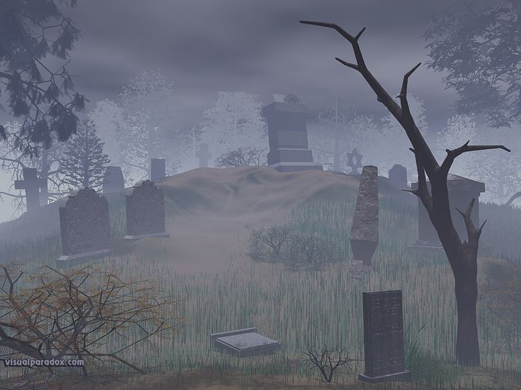 cemetery clipart creepy graveyard