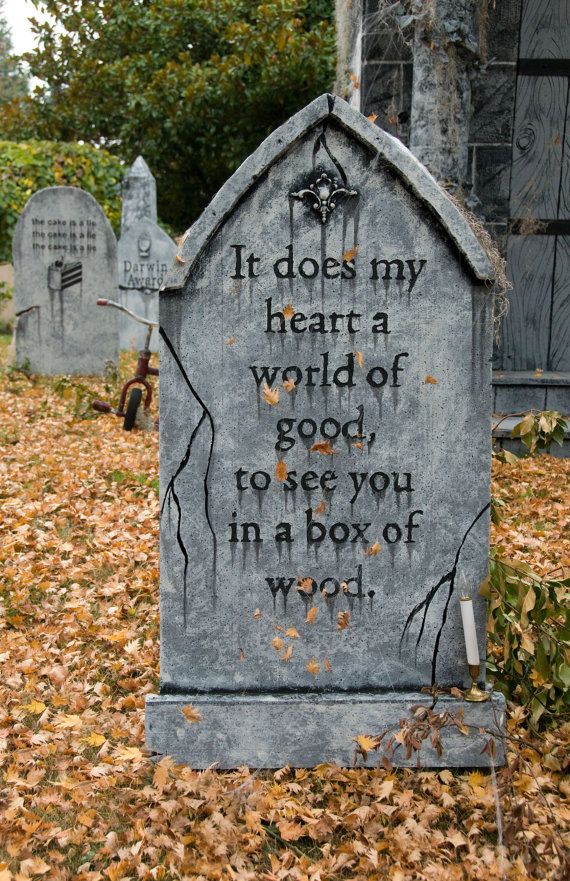 Cemetery clipart epitaph. Custom word halloween tombstones