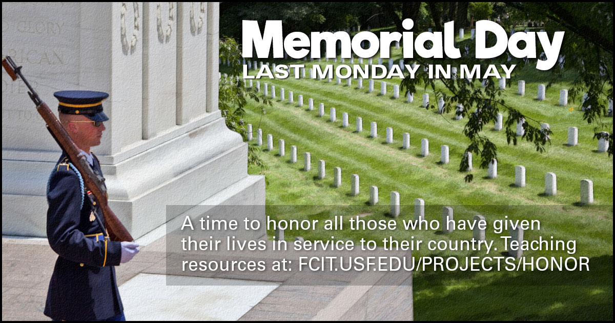 Cemetery clipart memorial day. May fcit 