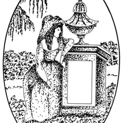 cemetery clipart over hill