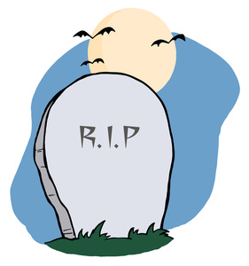 cemetery clipart over hill