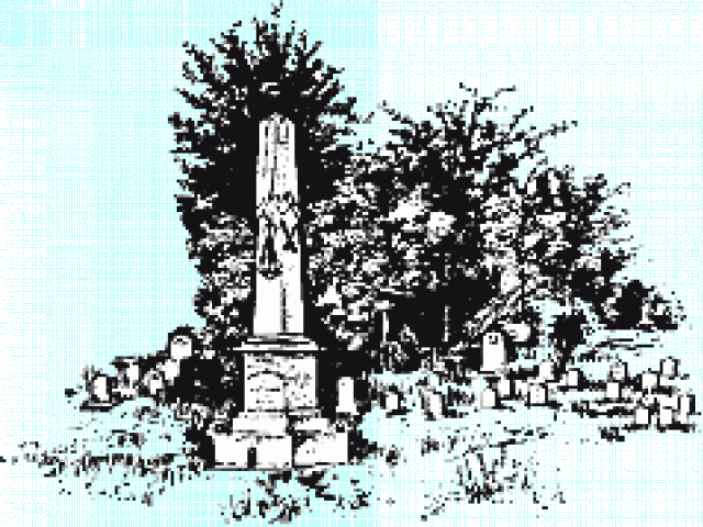 cemetery clipart row