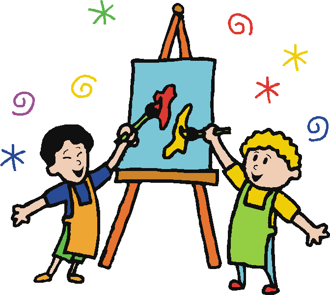 Painter clipart preschool art center. Time 