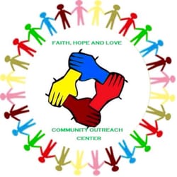 Centers clipart community center. Faith hope and love