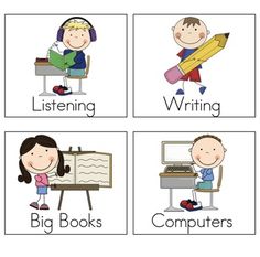 Centers clipart listening center. Free literacy icons what