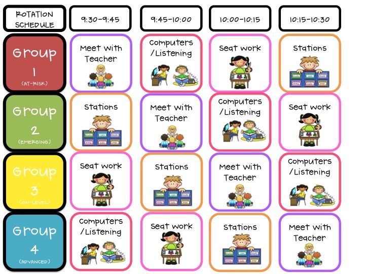 Center rotations schedule that. Centers clipart literacy station
