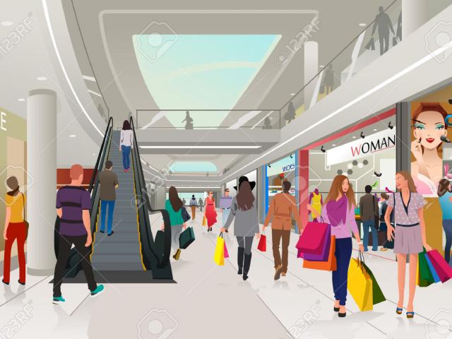 centers clipart mall