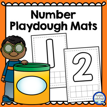 Centers clipart playdough. Number mats by pocketful