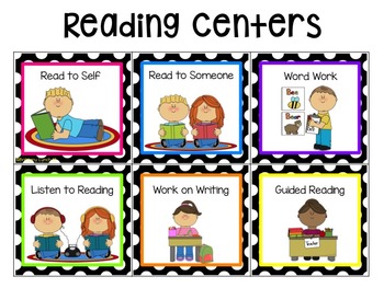 centers clipart reading center