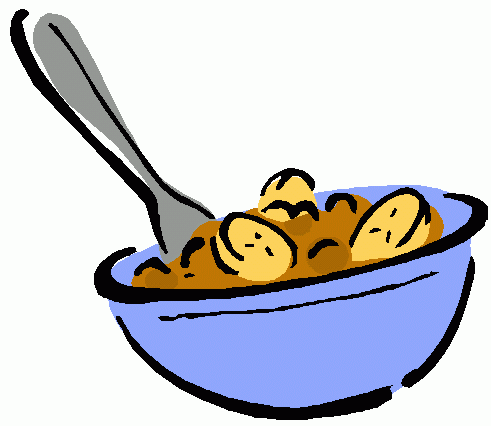 cereal clipart bowl spoon