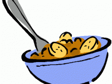 cereal clipart breakfast time