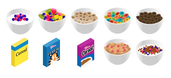 cereal clipart cold cereal