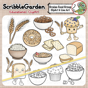 Grains food groups . Cereal clipart teacher