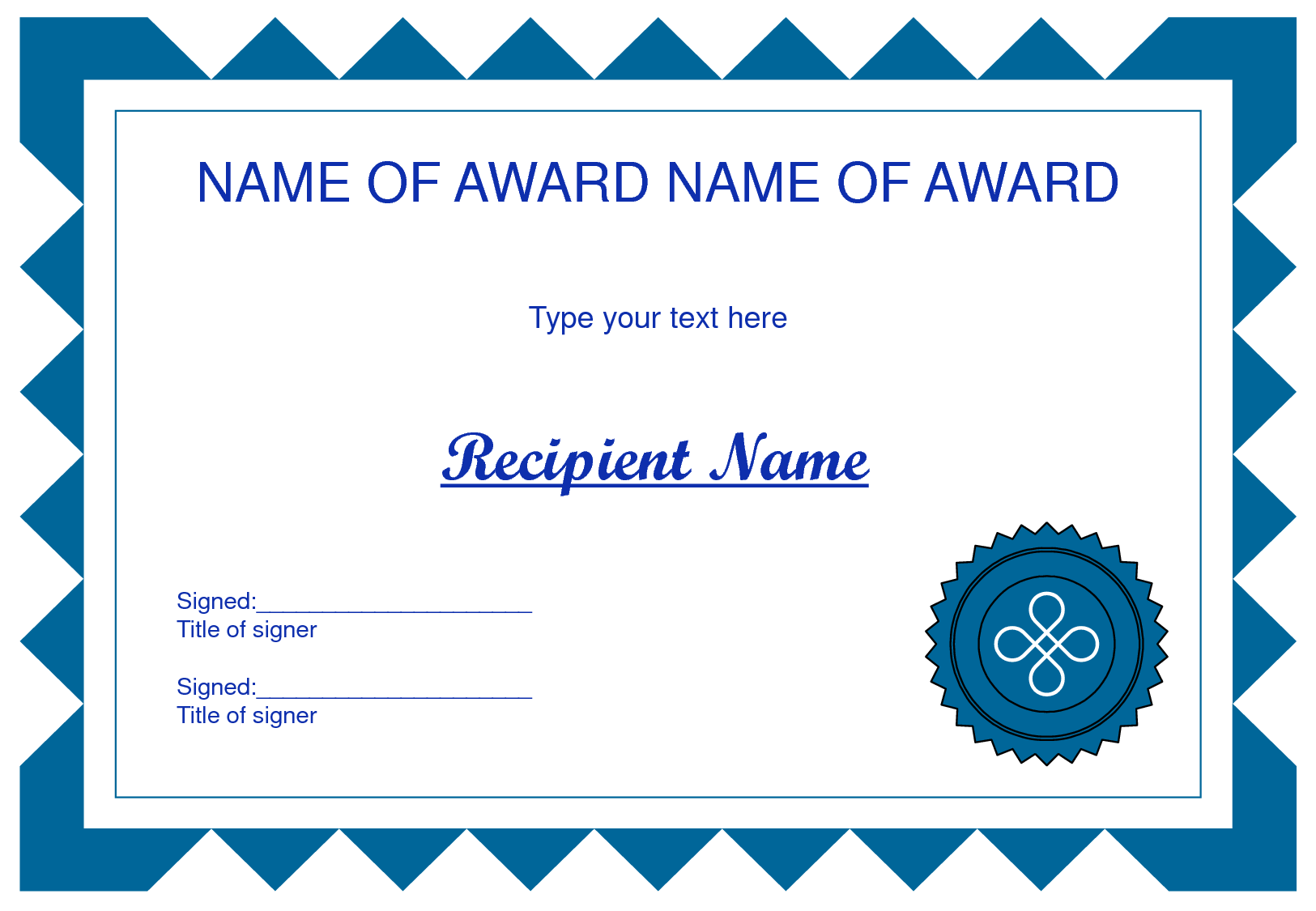 certificate clipart award certificate
