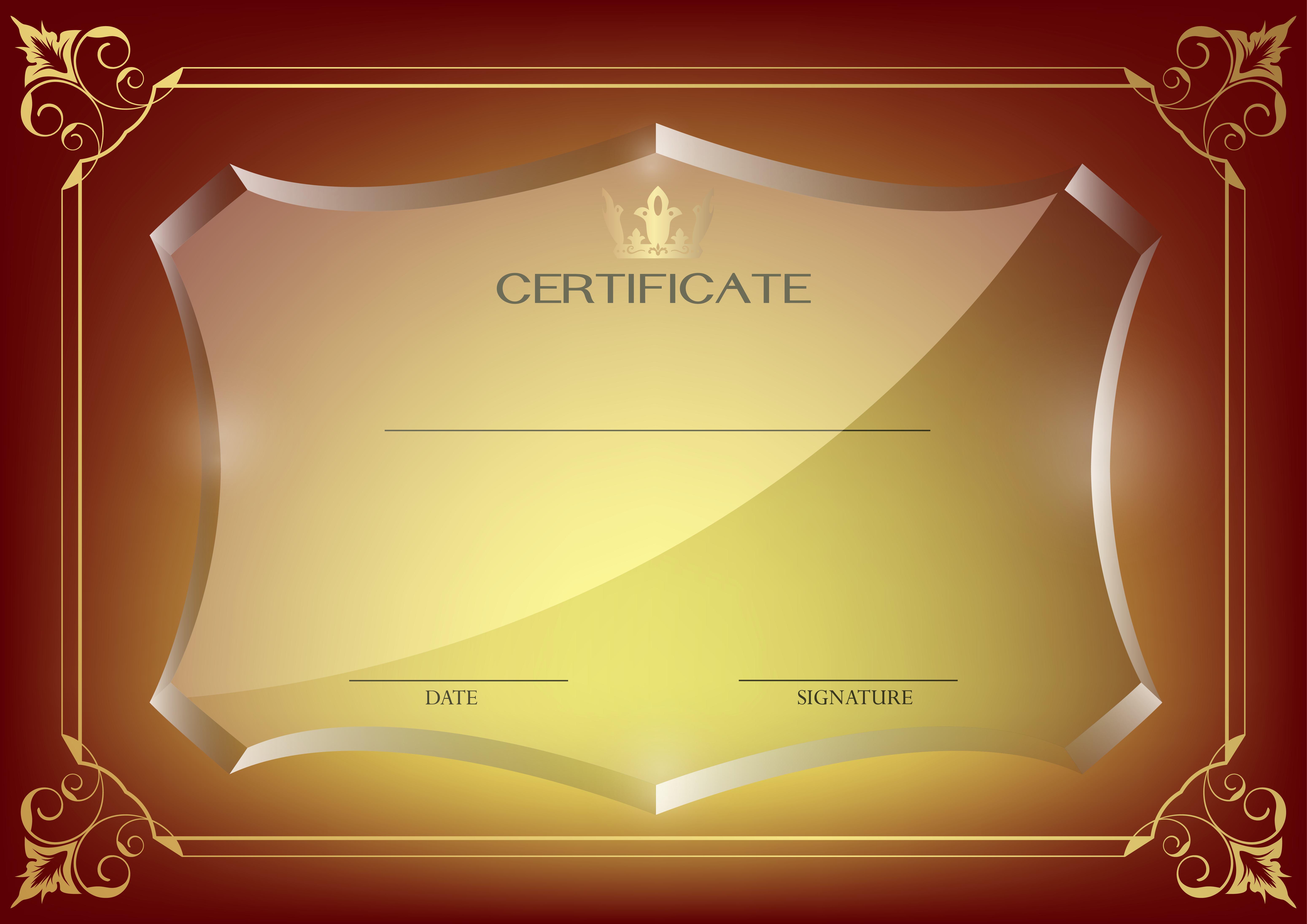 certificate clipart background